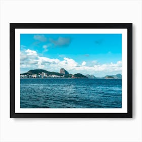 Rio Vibes   Blue Sea Art Print