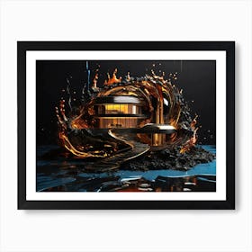 Fire House Art Print