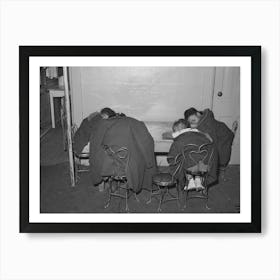 Children Sleeping During Rest Period At A Nursery, There Were Not Enough Beds To Go Around Art Print