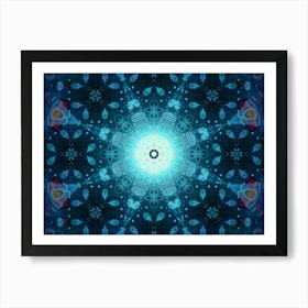 Psychedelic Mandala 1 Art Print