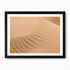 Pattern In The Sand Dunes Art Print