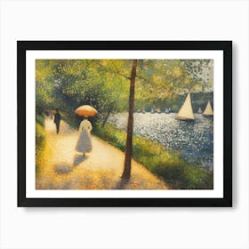 Contemporary Artwork Inspired By Georges Seurat 2 Art Print