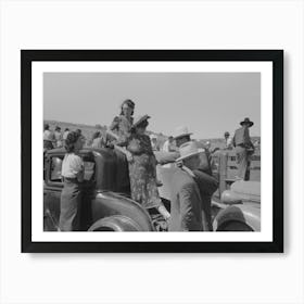 Untitled Photo, Possibly Related To Spectators At Bean Day Rodeo, Wagon Mound, New Mexico By Russell Lee 1 Art Print