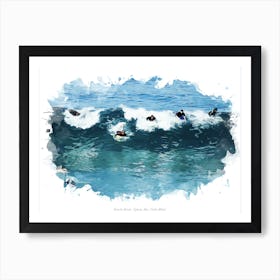 Bronte Beach, Sydney, New South Wales Art Print