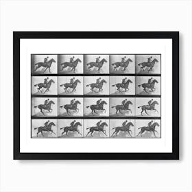 Galloping Horse Plate 628 Art Print