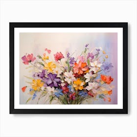 Flowers In A Vase 23 Art Print