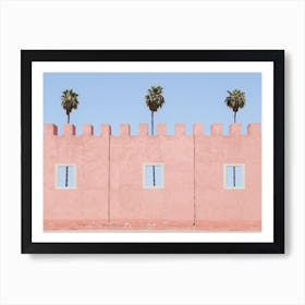 Palm Tree Castle Art Print