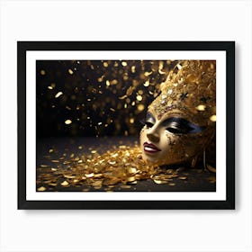 Carnival Mask Art Print