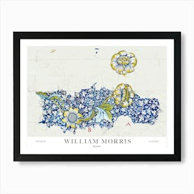 William Morris Prints Kennet Landscape Botanical Vintage Art Print