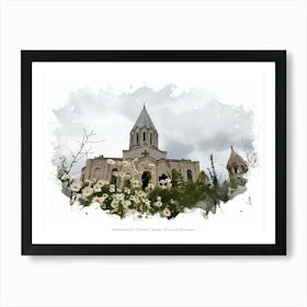 Ghazanchetsots Cathedral, Georgia, Armenia & Azerbaijan Art Print