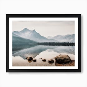 Mountain Lake Reflection Art Print