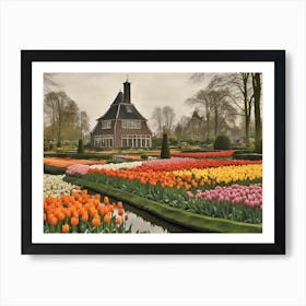 Tulip Garden Art Print