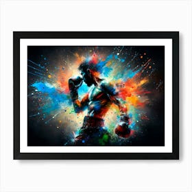 Boxer Painting 1 Art Print