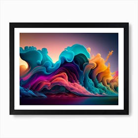 Abstract Painting 5 Art Print