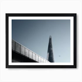 The Shard And Bridge London Art Print