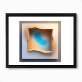 Abstract Painting, Textured Art Art Print