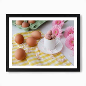 Eggs In A Cup 2 Art Print