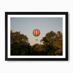 Hot Air Balloon Sunset Art Print