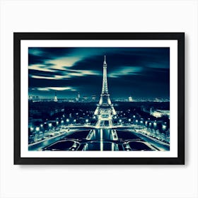 Paris At Night 31 Art Print