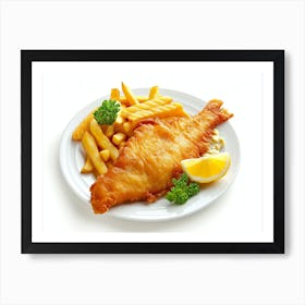 Fish And Chips 14 Art Print