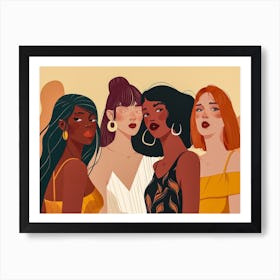 Group Of Women 13 Art Print