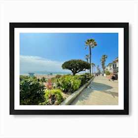 Manhattan Beach Broadwalk Art Print