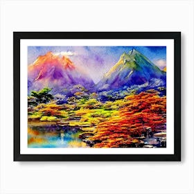 Majestic Mountain Mornings Art Print