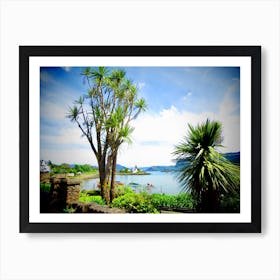 Palm Trees On The Beach 2 Art Print