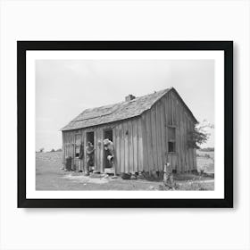 Home Of Agricultural Day Laborer, Wagoner County, Oklahoma By Russell Lee 1 Art Print