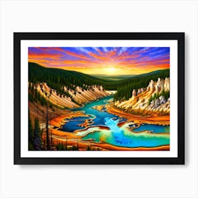 Yellowstone River Art Print