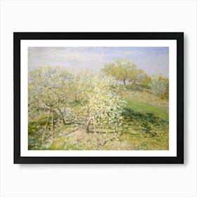 Spring (Fruit Trees In Bloom), (1873), Claude Monet Art Print