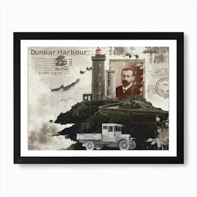 Dunbar Harbour Art Print