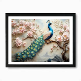 Peacock 41 Art Print