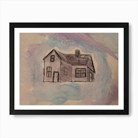 House In The Sky Art Print