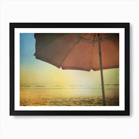 Beach Umbrella Art Print