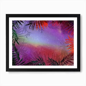 Tropical Space Jungle #1 Art Print