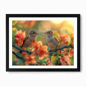 Beautiful Bird on a branch 7 Art Print