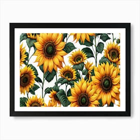 Sunflowers Art Print