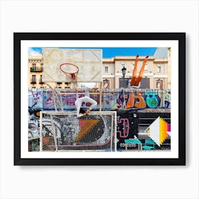 The Urban Yoga: Madrid 12 Art Print