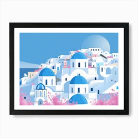 Santorini 11 Art Print