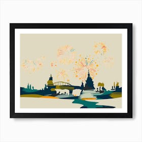 Colorful Night Art Print