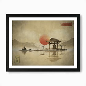 Shizuka Na Senshi( Tranquil Warrior ) Art Print