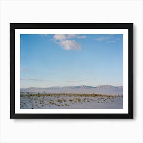 White Sands New Mexico Sunrise III on Film Art Print