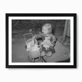 Child Who Was Visiting Her Married Sister, A Resident Of Community Camp, Oklahoma City, Oklahoma, See General Art Print