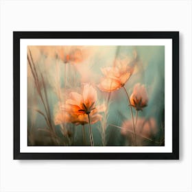 Floral Fusion No 1 Art Print