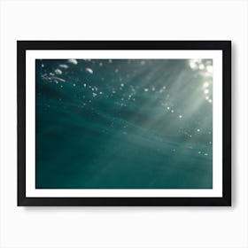 Underwater Lights 34 Art Print