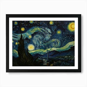 Starry Night 4 Art Print