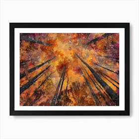 Autumn Forest 26 Art Print