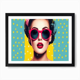 Polka Dot Painting Art Print