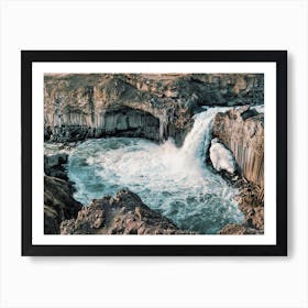 Ocean Waterfall Art Print